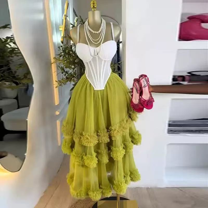Women's Dress Set Tunic Irregu - огляд і ціна Crop Top Crochet