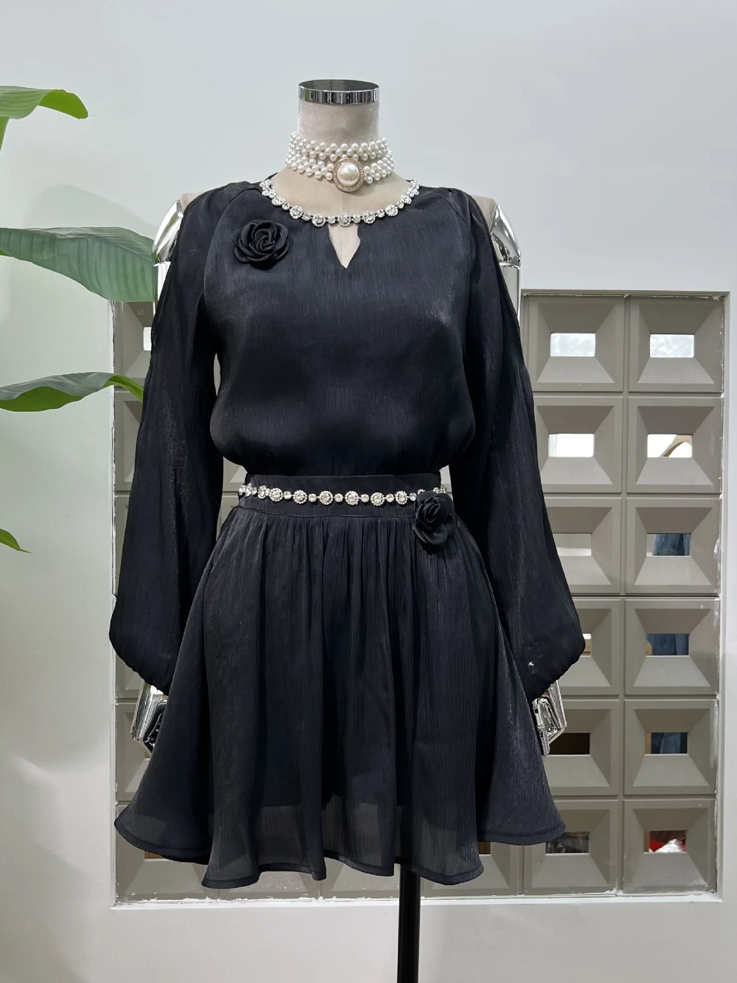 Women Two-Piece Dresses Off-Sh - огляд і ціна Blouse Off Shoulder