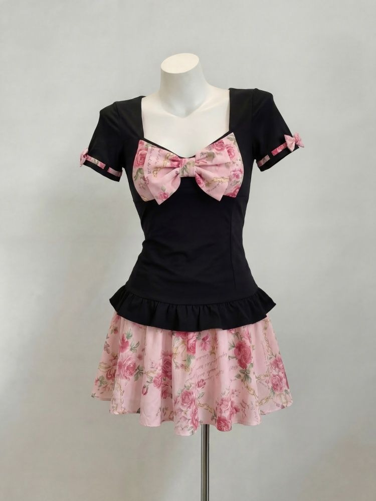 Women's Sweet Floral Print Two - огляд і ціна Romper Floral Print